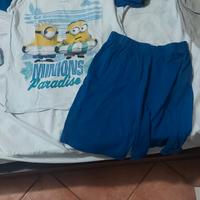 pigiama bimbo minions tg 10 anni 