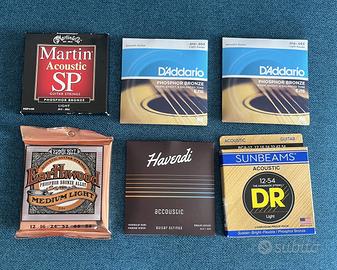 6 mute di corde per chitarra acustica