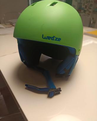 WEDZE Casco sci bambino 500 verde + maschera