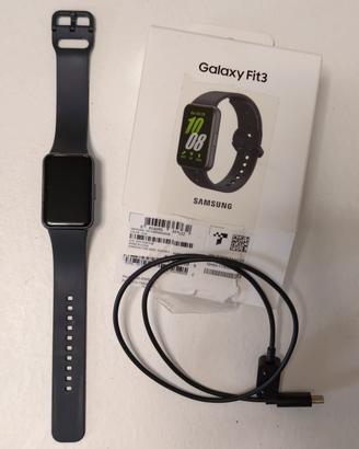 Samsung Galaxy Fit3 con scatola e cavo