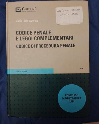 Codice penale Giuffrè 2024
