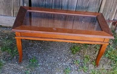 Tavolo fumo legno vetro arredo sala