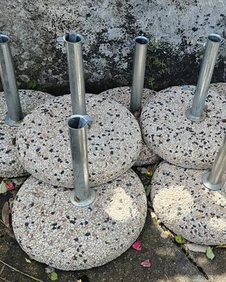 Base per ombrellone in graniglia