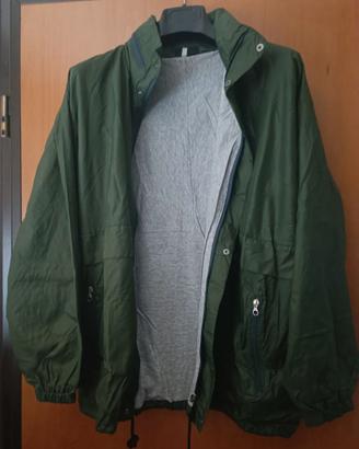 K Way "Windy" tg. L col. verde militare, fodera co