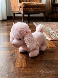 Globo Peluche Pupazzo Barboncino Rosa 26cm
