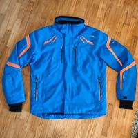 CMP giacca sci snowboard azzurra arancione