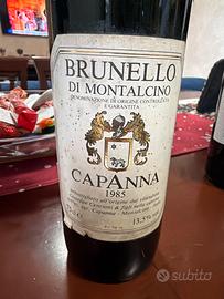 Brunello di Montalcino - Capanna 1985 Rosso