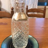 Boccetta vetro vintage con beccuccio