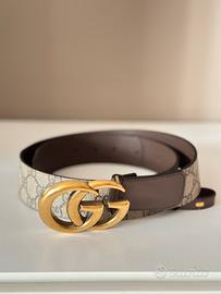 Cintura Gucci GG buckle in pelle