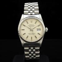 Rolex Oyster Perpetual Datejust white gold bezel