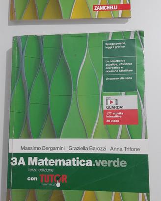 Matematica verde 3A +3B  pagine perfette 