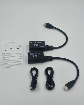 Extender HDMI 60m su Cavo Convertitore TX/RX Nuovo