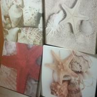 5 stampe su tela 80x80