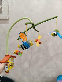 giostrina culla chicco con musica e api che girano