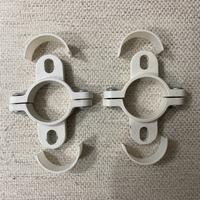 Ikea Stolmen - Coppia gancio fissaggio doppio