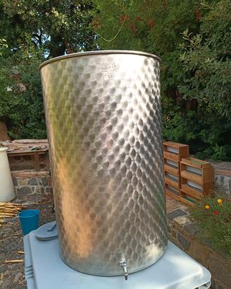 contenitore acciaio inox 300 litri
