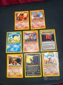 Lotto 8 carte Pokémon neo revelation old vintage