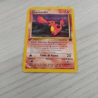 carta Pokemon charmander prima edizione 