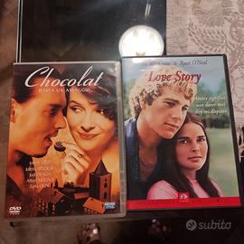 Dvd "Chocolat" e " Love Story"