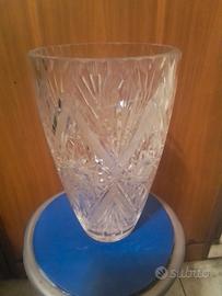 VASO IN CRISTALLO CM30X18 KG 4,60 NUOVO