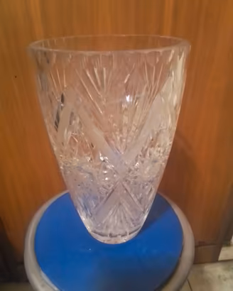VASO IN CRISTALLO CM30X18 KG 4,60 NUOVO