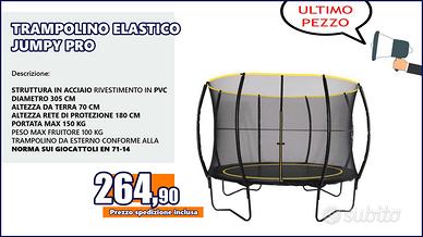 TRAMPOLINO ELASTICO JUMPY PRO