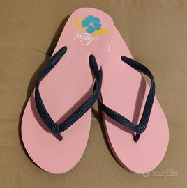 Ciabatte infradito Liabel donna rosa e blu