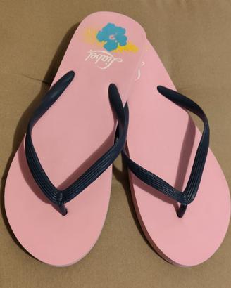 Ciabatte infradito Liabel donna rosa e blu