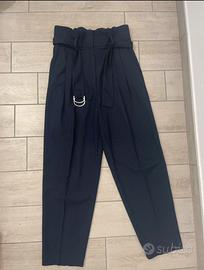 Pantaloni gessati donna Mango