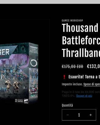 Thousand Sons  Battleforce Warhammer 40k