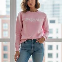 felpa rosa morbida e caldissima