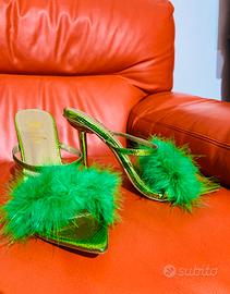 Pumps Sexy a punta - Shein - Verde fluo