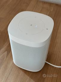 Sonos One gen 1 bianca perfetta completa di tutto