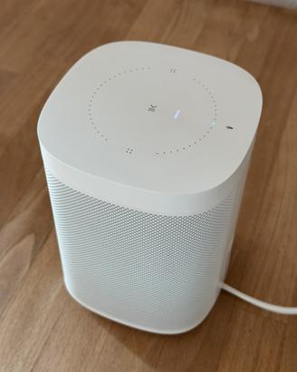 Sonos One gen 1 bianca perfetta completa di tutto