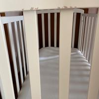 culla piu materasso e coprimaterasso 