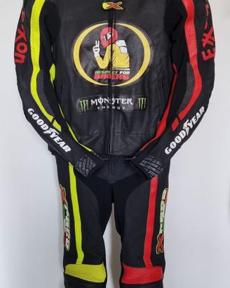 tuta da moto pelle divisibile XRACE Basic biker 48