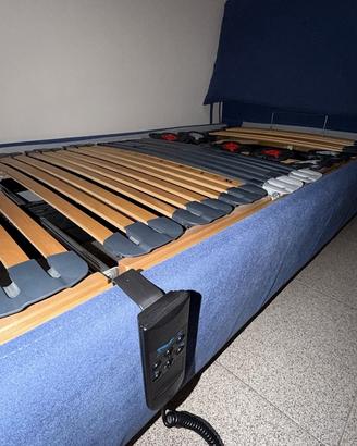LETTO SINGOLO CON RETE TELECOMANDATA