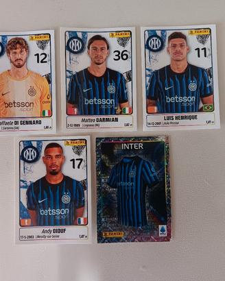 Figurine calciatori panini 2025-26 dell'Inter