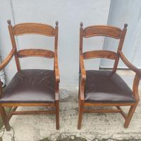 Coppia Sedie in legno anche sca.mbio