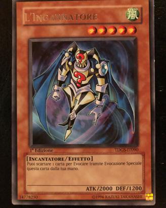 Yugioh l ingannatore tdgs it090 rara 1ª