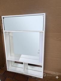 Set bagno con specchio, mobile e lavandino