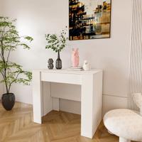 Tavolo consolle allungabile bianco 10 posti