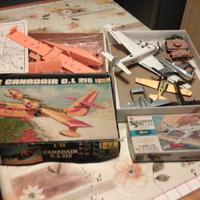 Aeromodelli da costruire anni80 INCOMPLETI+scatole