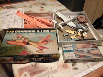 Aeromodelli da costruire anni80 INCOMPLETI+scatole