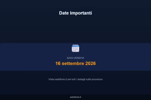 Immobile in asta di 4000 m² con più di 5 locali a 