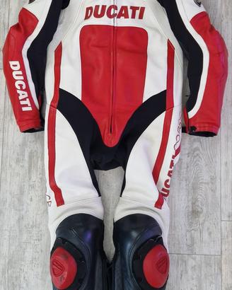 Tuta Moto Ducati Corse in Pelle Bovina – Taglia 52