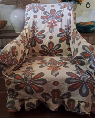 Copripoltrona shabby chic