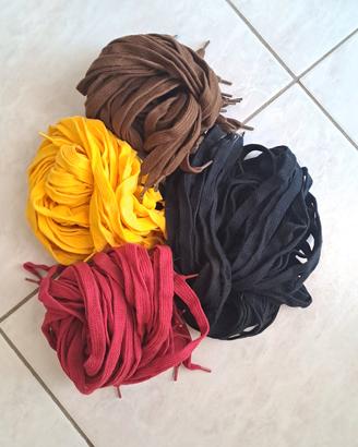 lacci per scarpe in cotone 