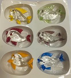 Pesciolini in vetro di Murano