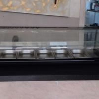 Vetrina frigo da bancomm 4 vaschette gn 1/3 refrig